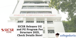 SICSR UG and PG Fee Details Out